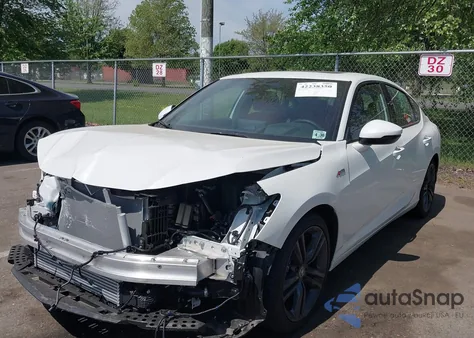 2025 Acura Integra A-Spec Technology из США, поврежденный, VIN 19UDE4H68SA003164